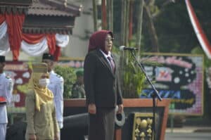 MARS BNN BERKUMANDANG DI UPACARA HARI BELA NEGARA KE 74