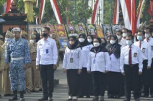MARS BNN BERKUMANDANG DI UPACARA HARI BELA NEGARA KE 74